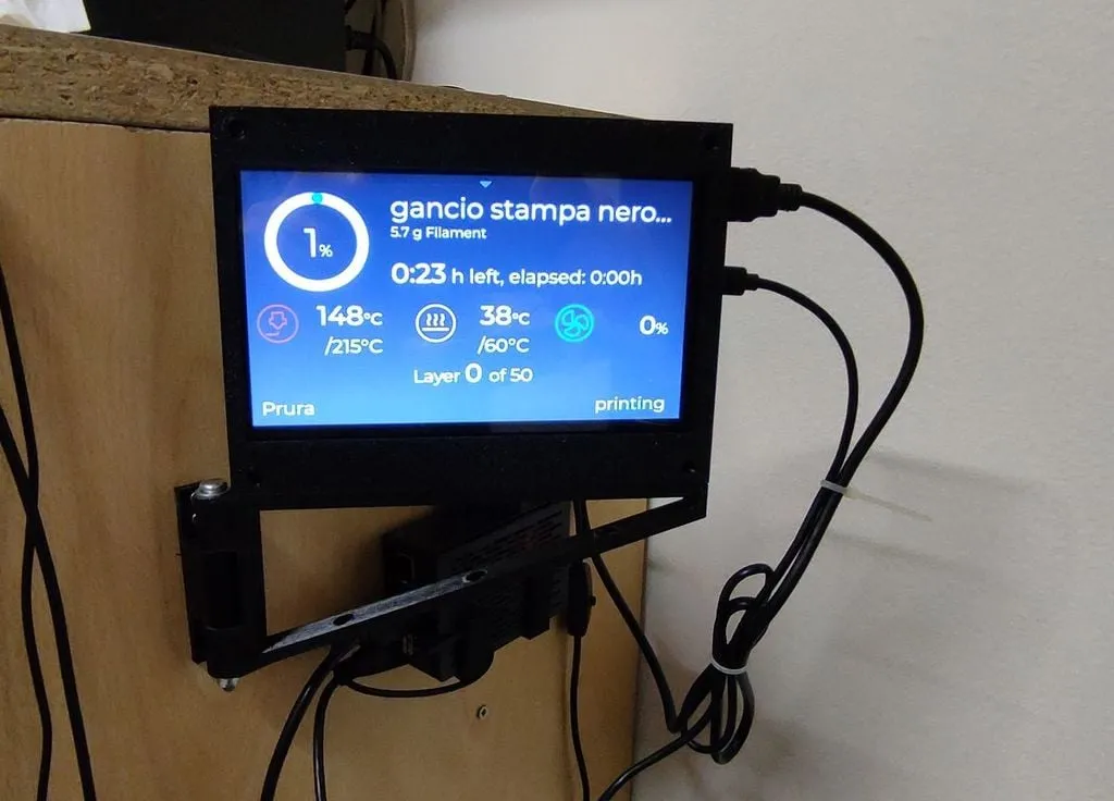 Giá đỡ treo tường cho màn hình 7 inch