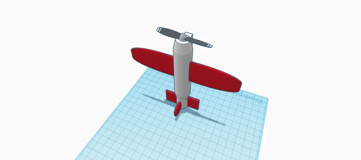 Máy bay đồ chơi nhỏ do anh trai tôi thiết kế