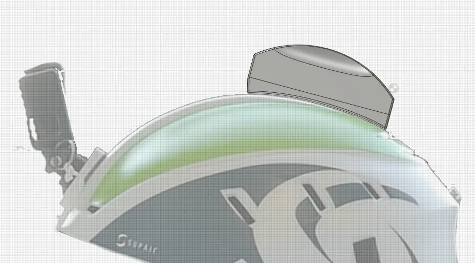 Giá đỡ pin sạc cho mũ bảo hiểm phi công