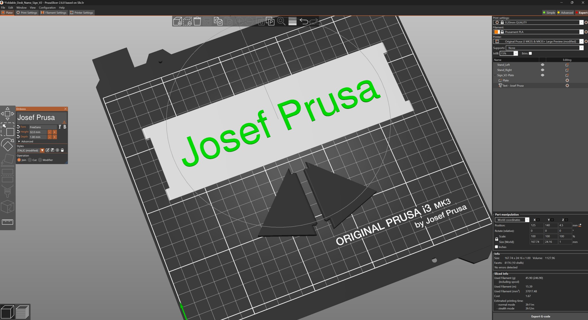 Biển tên bàn gập tiện lợi cho văn phòng