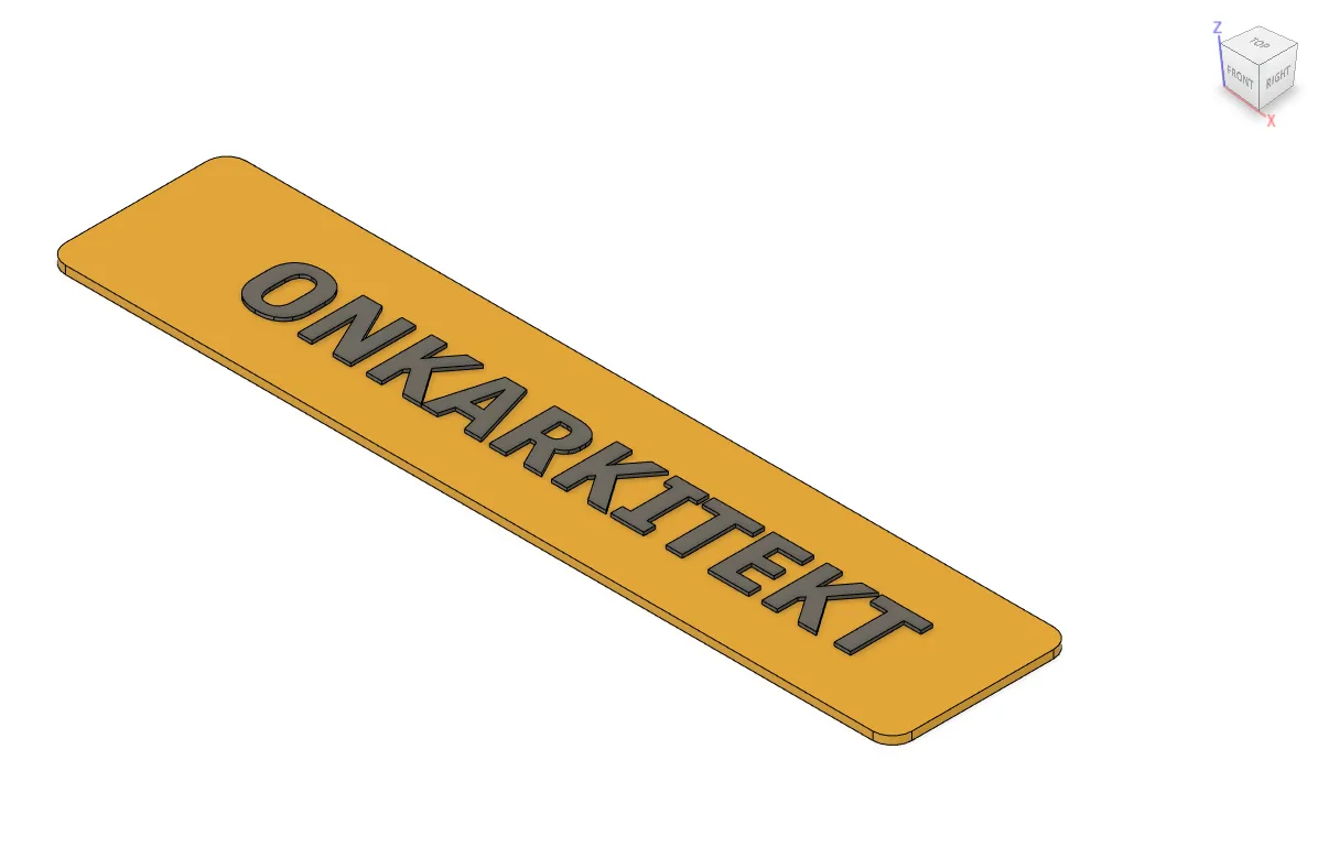 Biển số đăng ký xe tùy chỉnh EU/UK/GB bằng Fusion 360