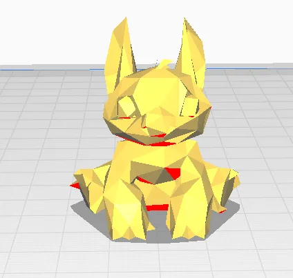 Nhân vật Stitch phong cách Low Poly