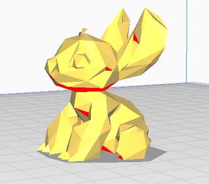 Nhân vật Stitch phong cách Low Poly