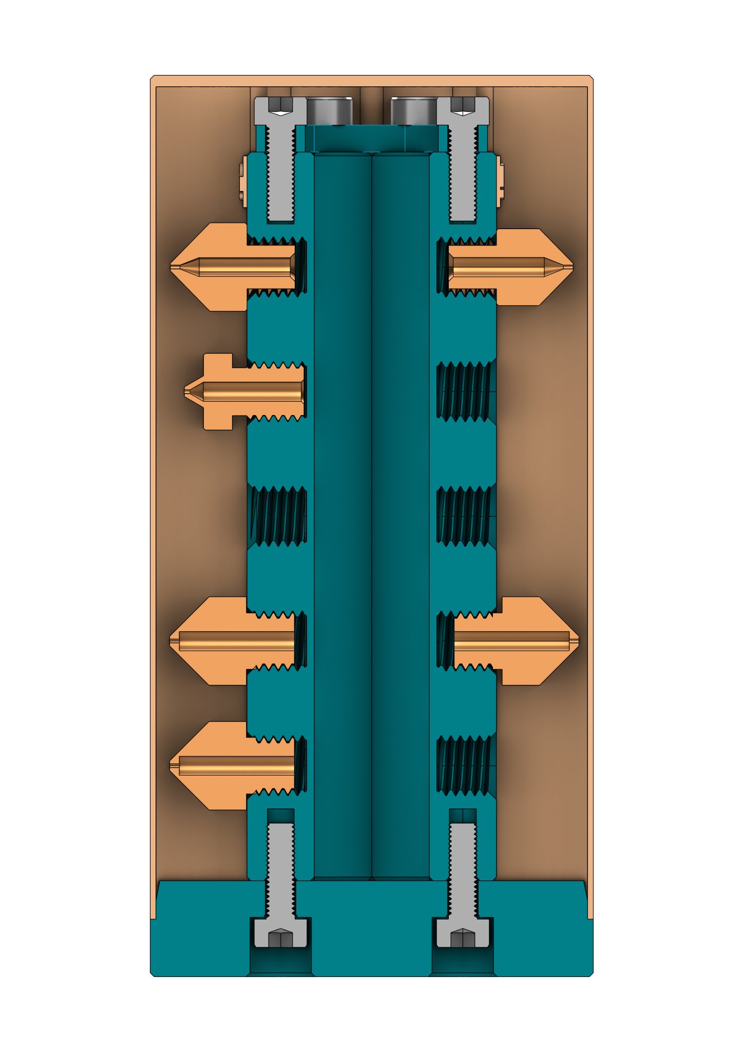 Giá đỡ vòi phun 30 đầu in 3D tiện lợi