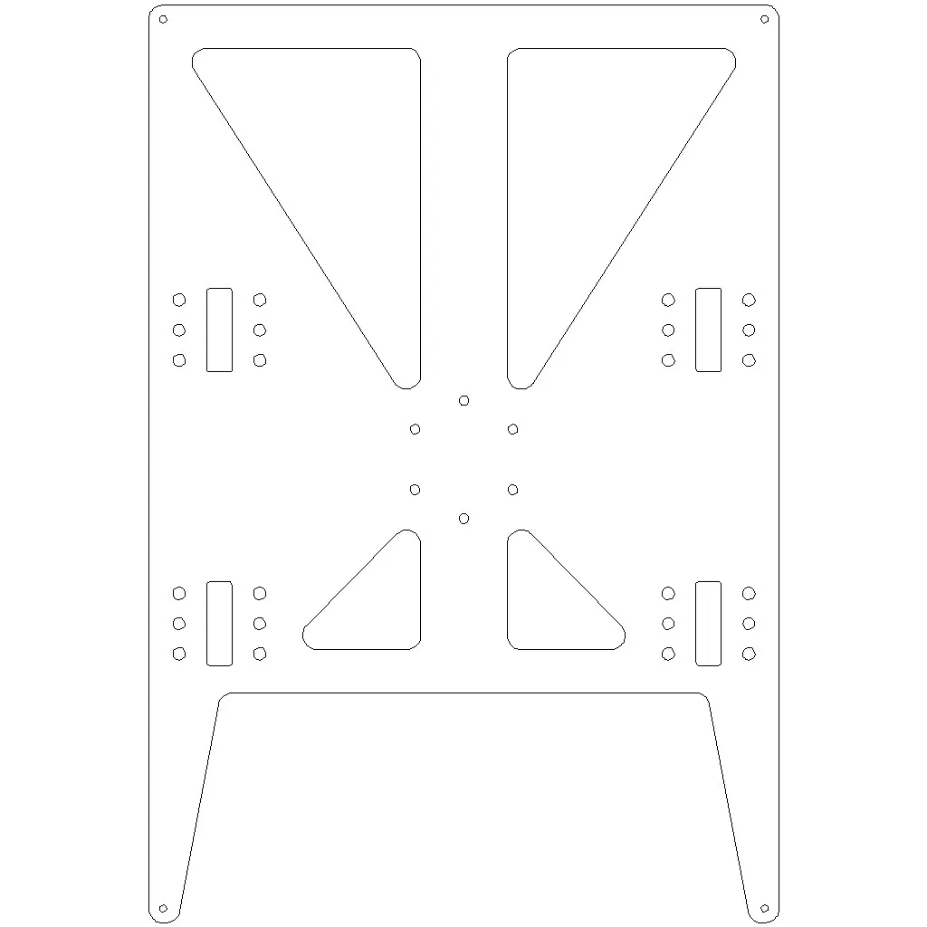Giá đỡ và giường nhôm Y cho Wilson 2 (Chưa kiểm tra)