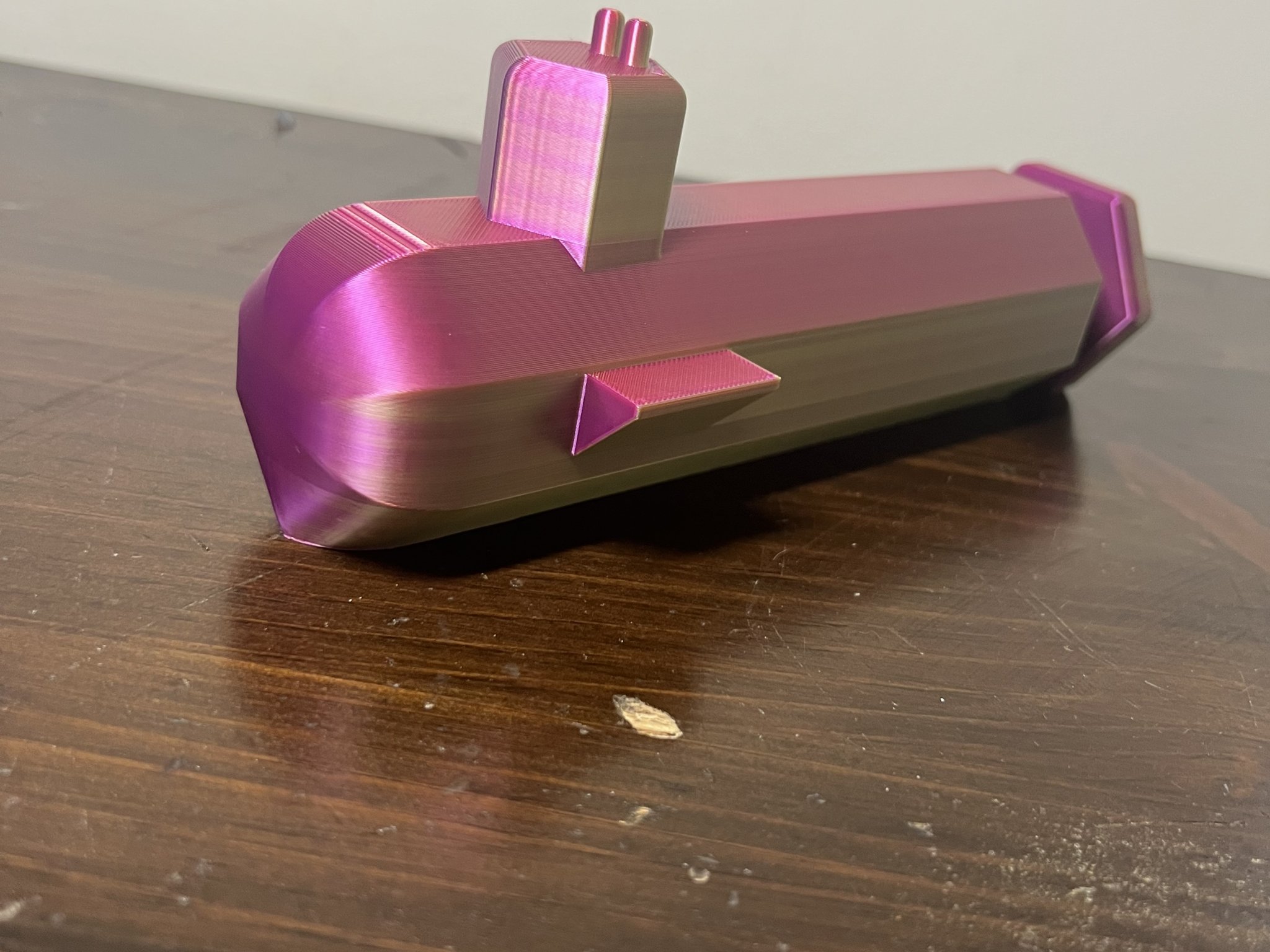 Tàu ngầm low poly cho người mới bắt đầu và chuyên gia in 3D