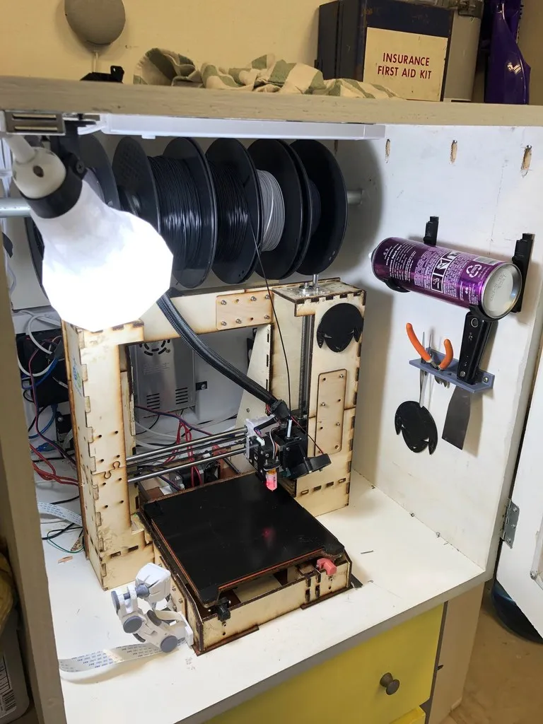 Máy in 3D MC3DP - Thiết kế chủ yếu cắt laser