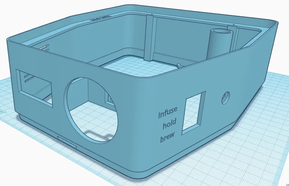 Mô hình mở rộng Gaggia Classic với công tắc và đồng hồ áp s...