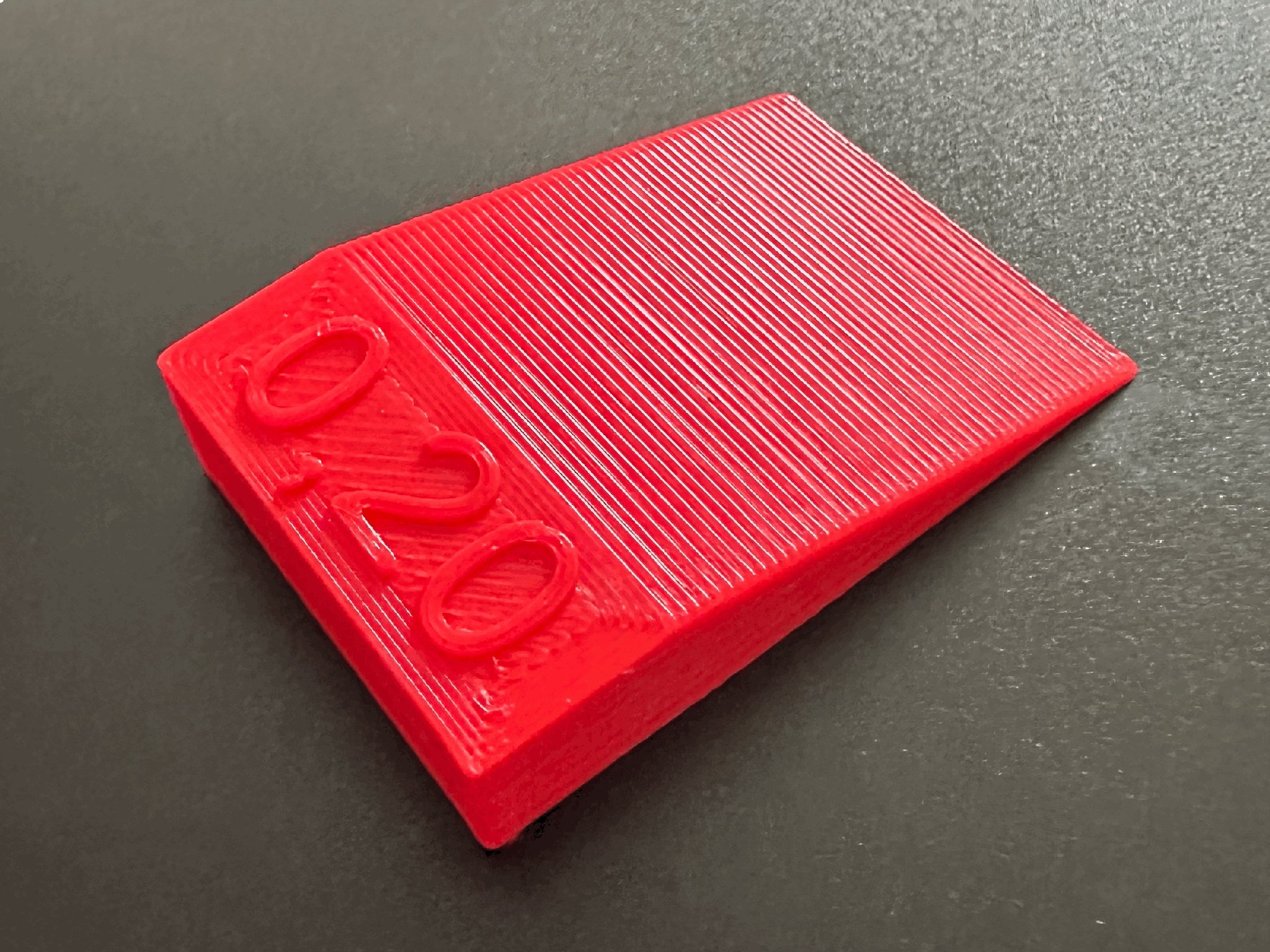 Mô hình thể hiện chiều cao lớp in 3D