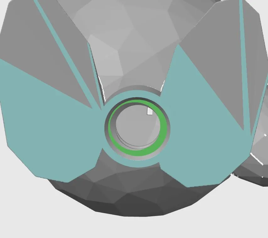 Két sắt heo Kirby phong cách lowpoly