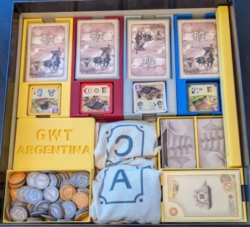 Hộp đựng trò chơi Great Western Trail Argentina