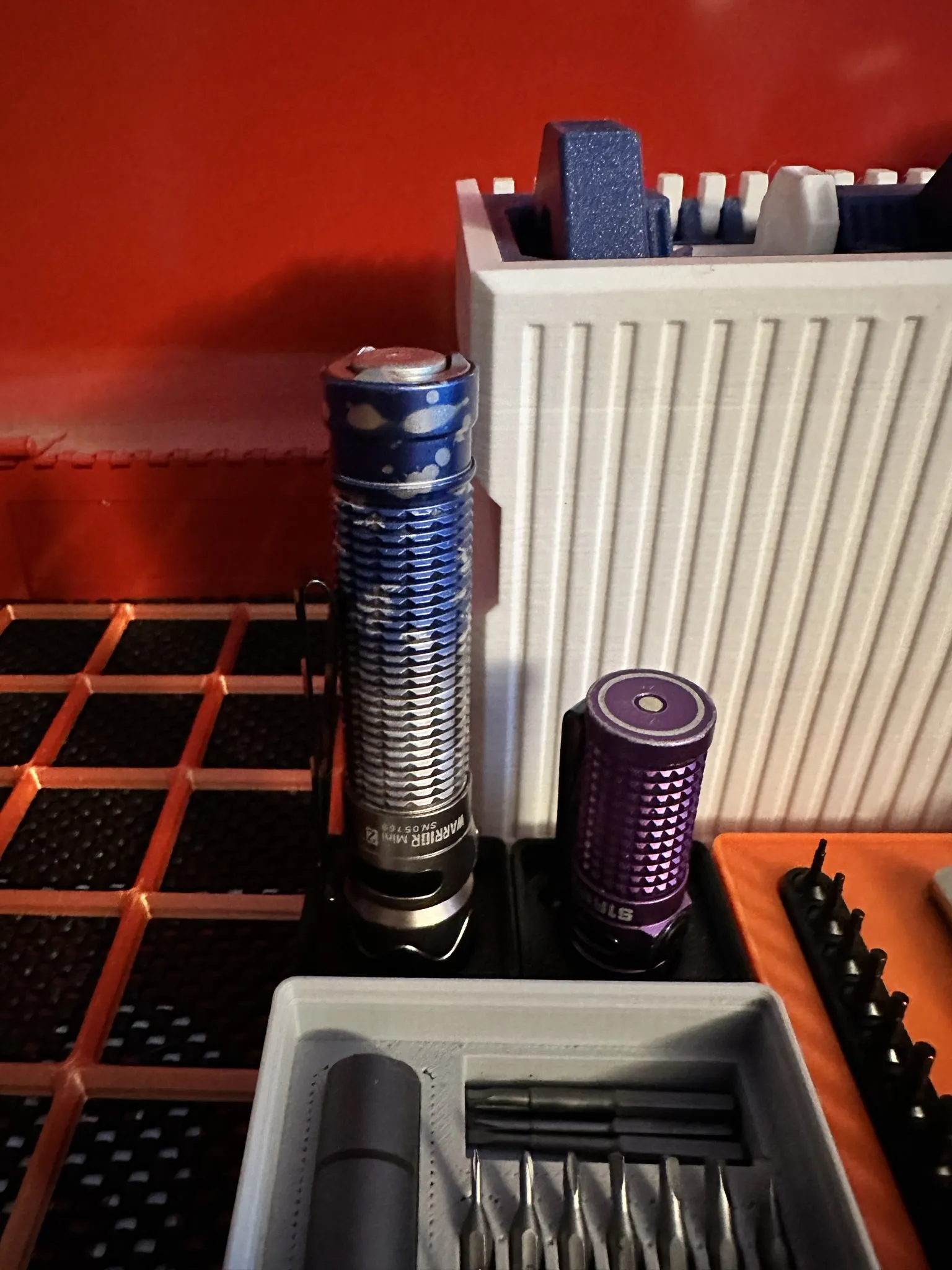 Mô-đun Gridfinity cho đèn pin Olight Warrior Mini 2