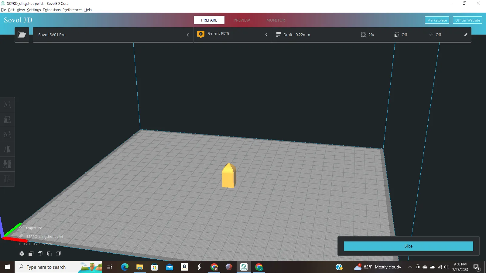 Viên đạn cho ná cao su