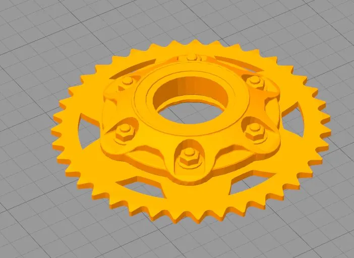 Mô hình xích quay chi tiết cho DUCATI 1199 Panigale