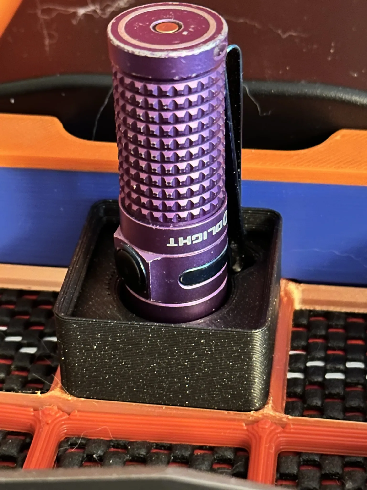 Mô-đun giữ đèn pin Olight Baton II cho dự án Gridfinity