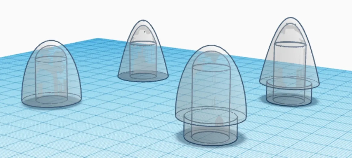 Đầu mũi kiếm ánh sáng NeoPixel (Dome & Bullet)