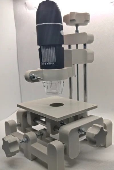 Giá đỡ kính hiển vi USB với chân đế x-y nhỏ gọn