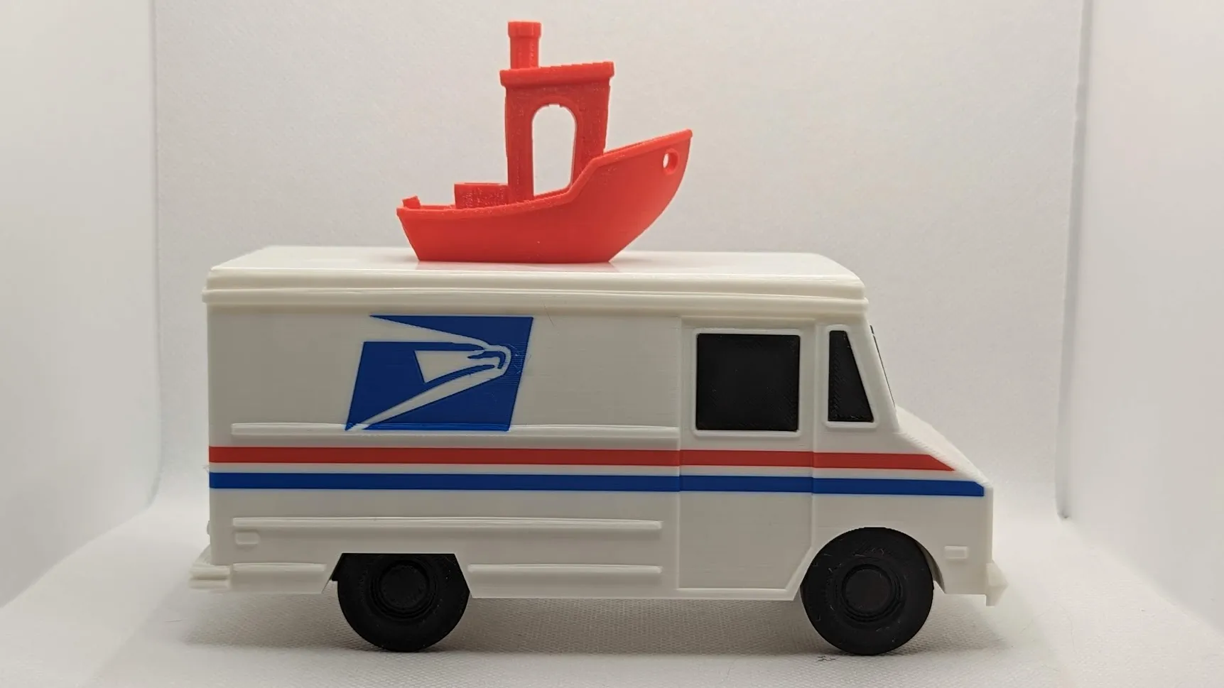 Xe tải bưu điện USPS mô phỏng chi tiết