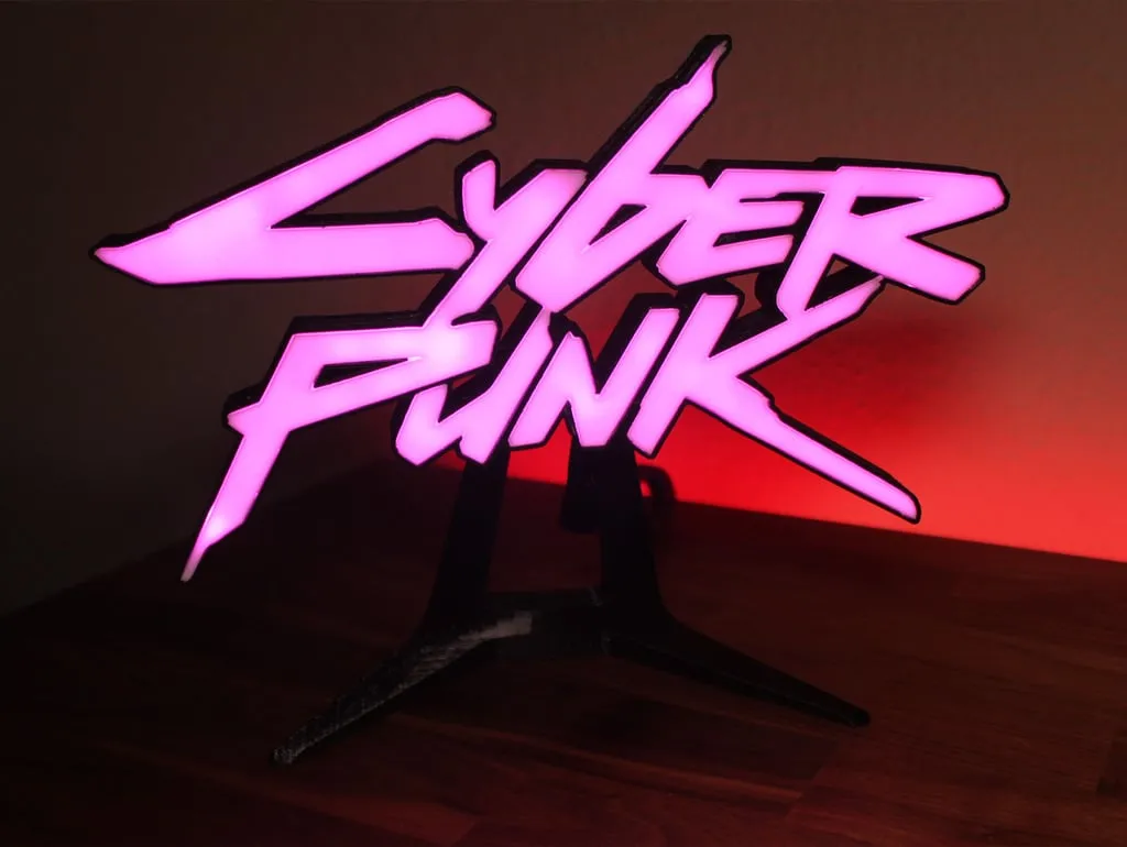 Biểu tượng RGB Cyberpunk 2077 với thiết kế độc đáo