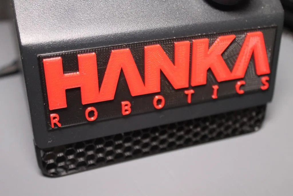 Biểu tượng 3D Hanka Robotics với thiết kế hiện đại
