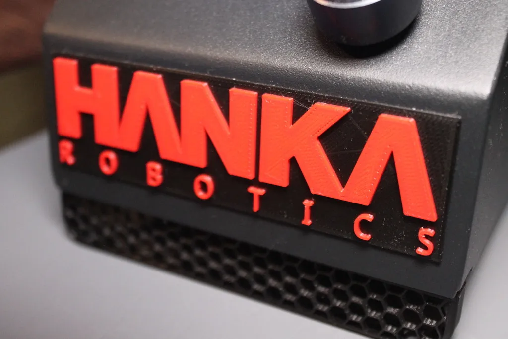 Biểu tượng 3D Hanka Robotics với thiết kế hiện đại