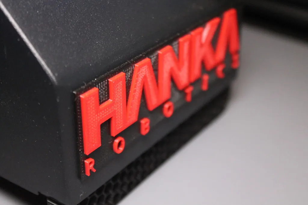 Biểu tượng 3D Hanka Robotics với thiết kế hiện đại