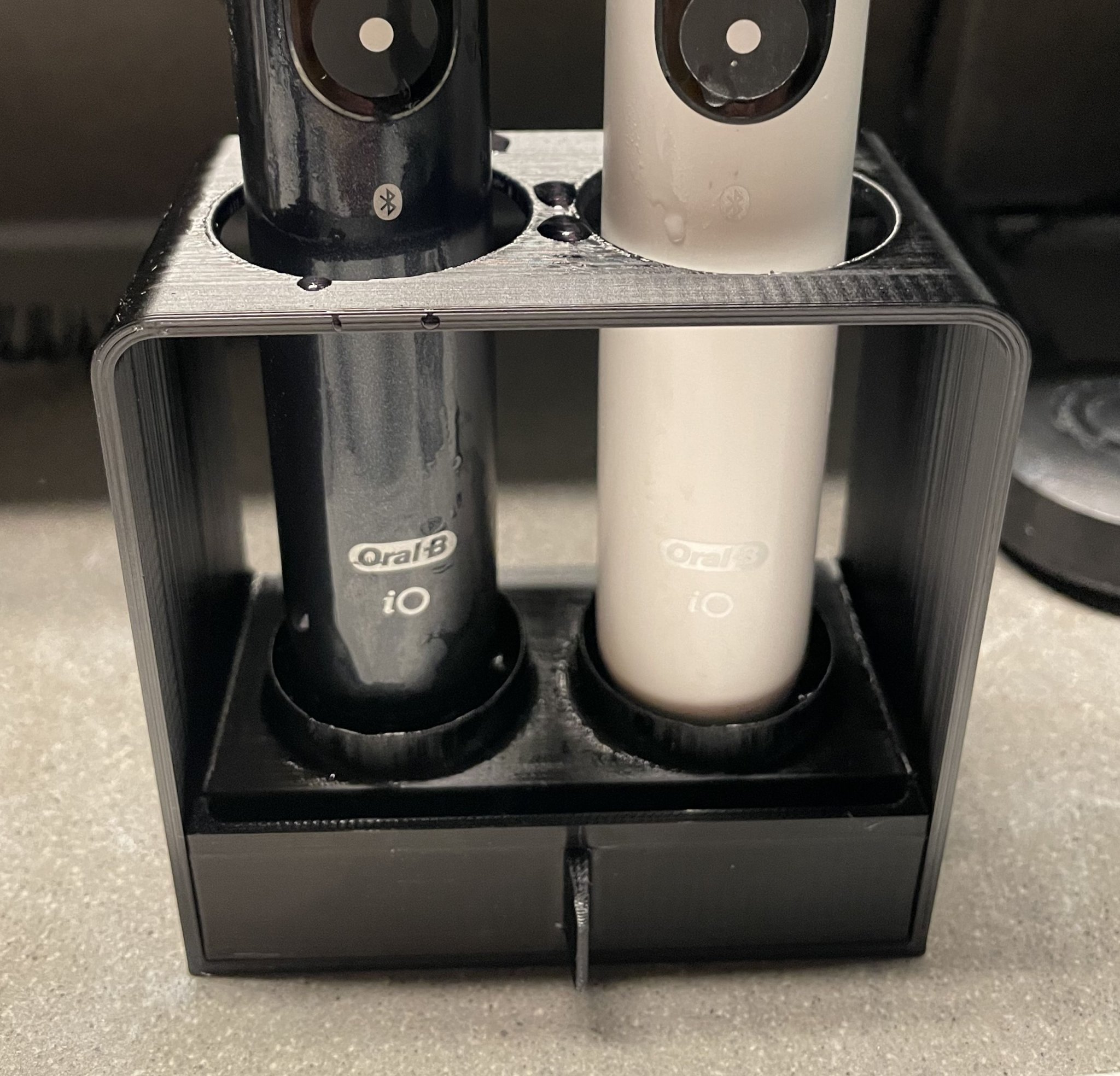 Giá đỡ bàn chải điện với khay hứng nước