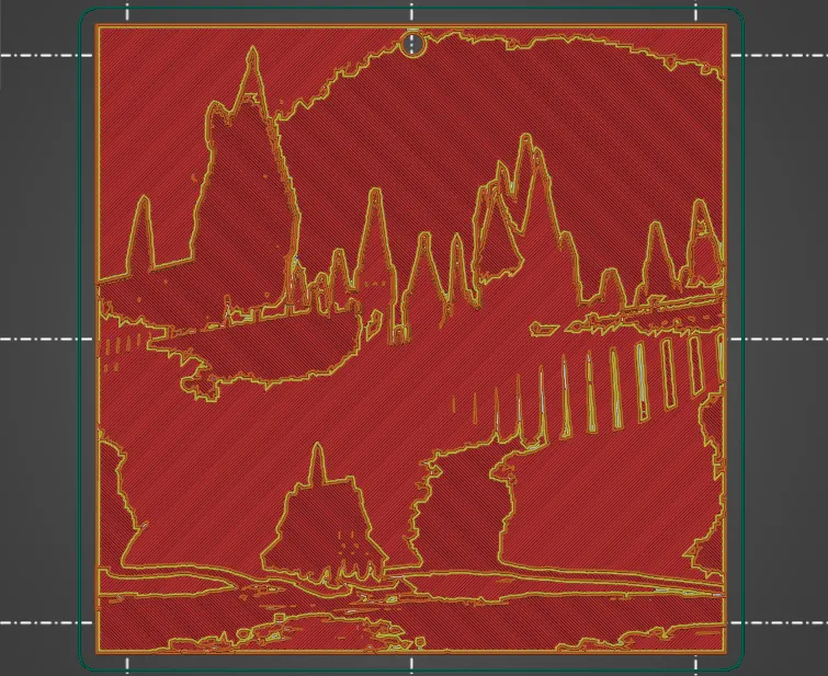 Cảnh Hồ Hogwarts dưới dạng Lithophane