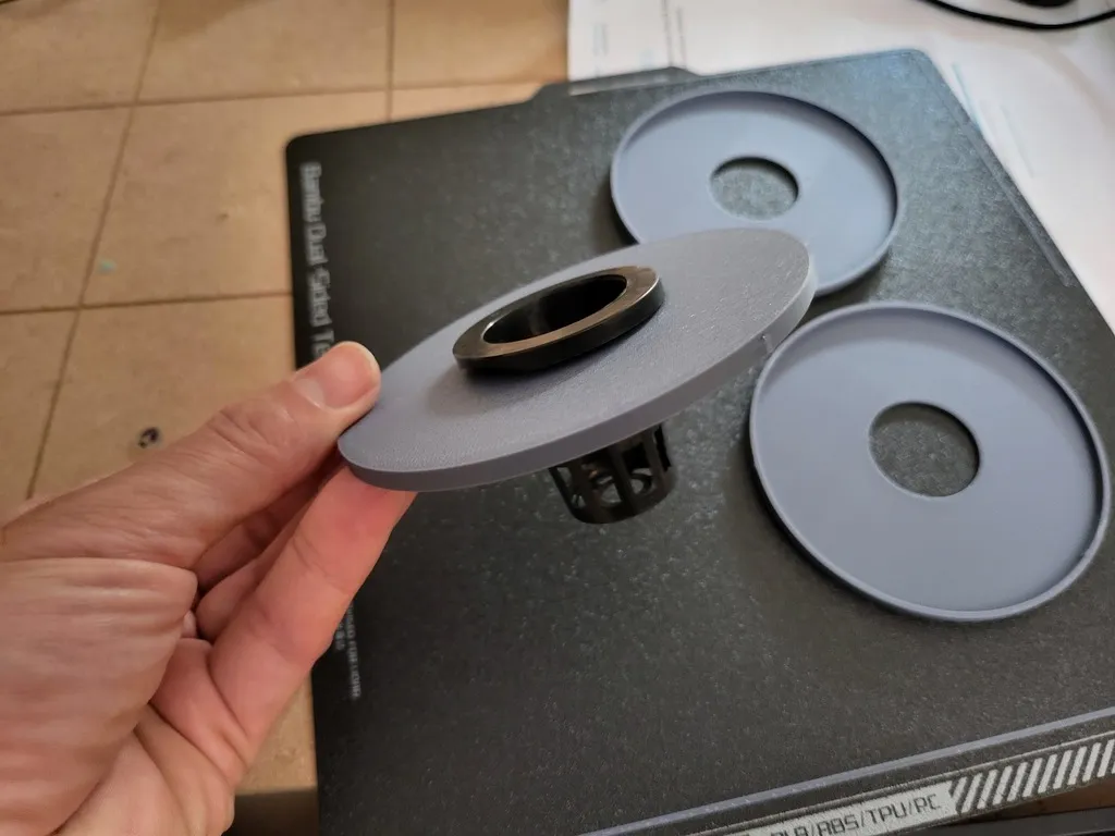 Nắp hộp Pot Noodle cho chậu trồng cây phương pháp Kratky, lỗ 32mm