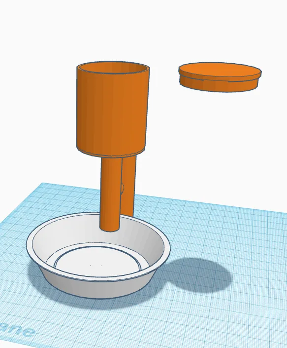 Bát nước cho mèo thiết kế hiện đại