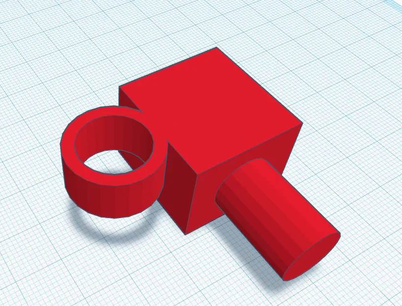 Cán núm điều chỉnh Tina 2 với lỗ cho ngón tay