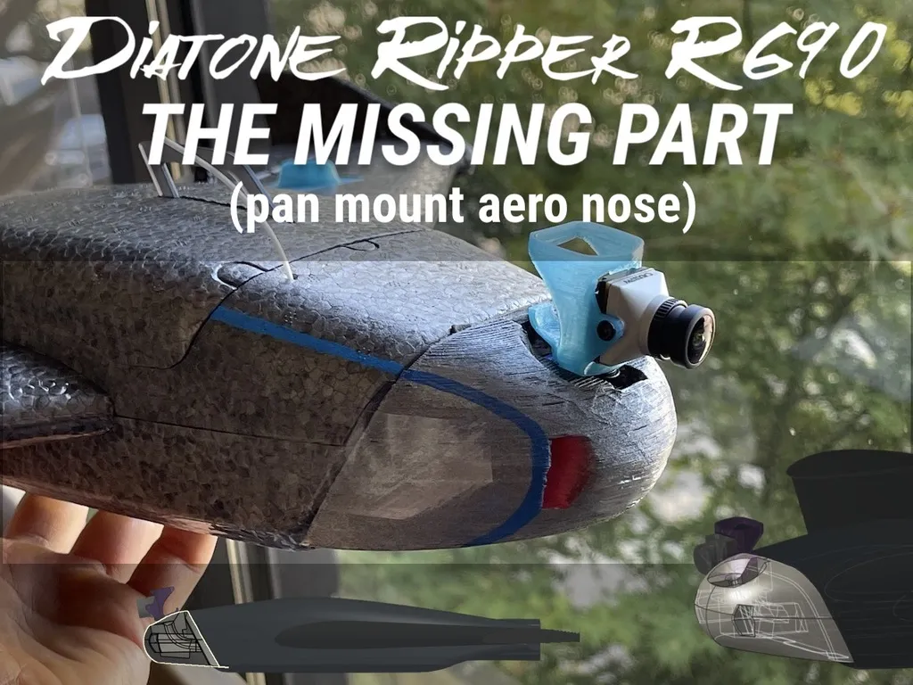 Diatone Ripper: PHẦN THIẾU HỤT (mũi servo pan aero)