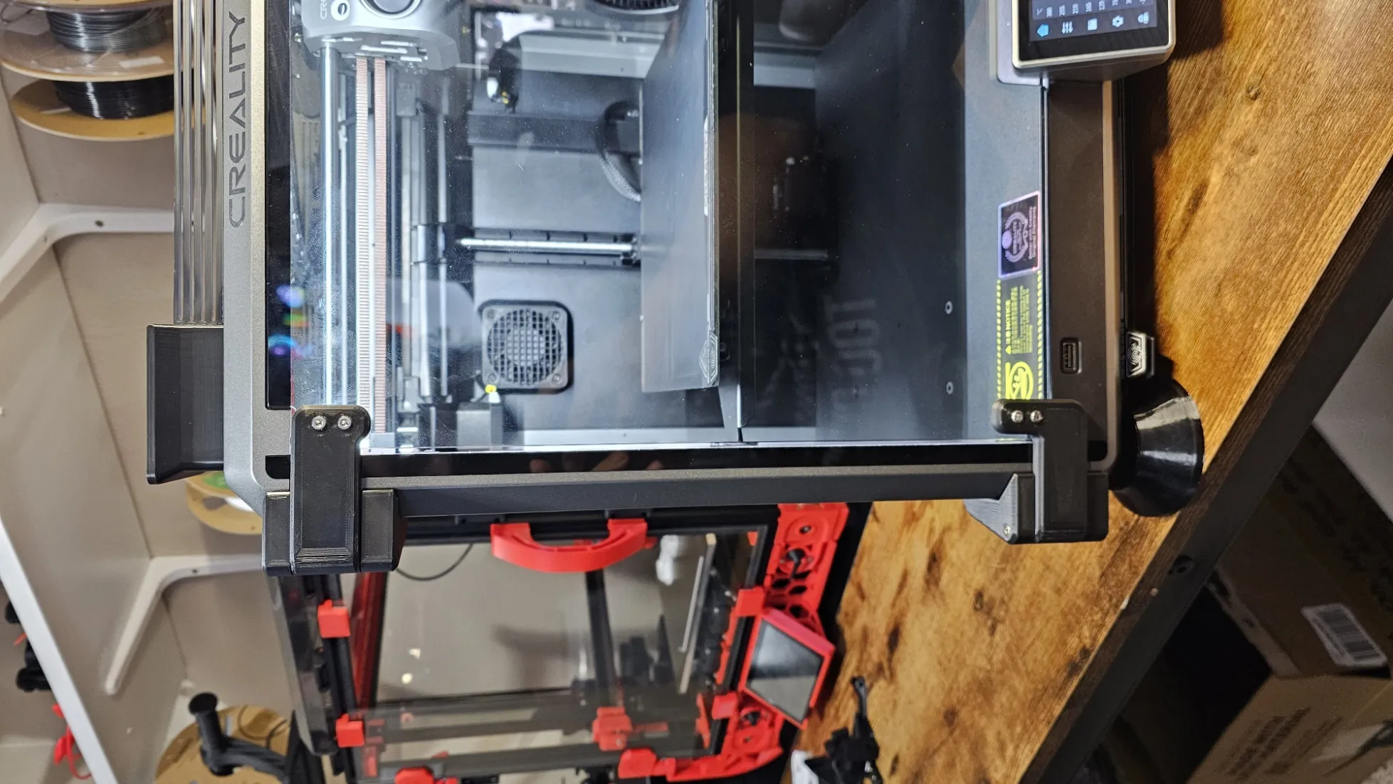 Bản lề cửa 270° cho Creality K1 với khóa cửa