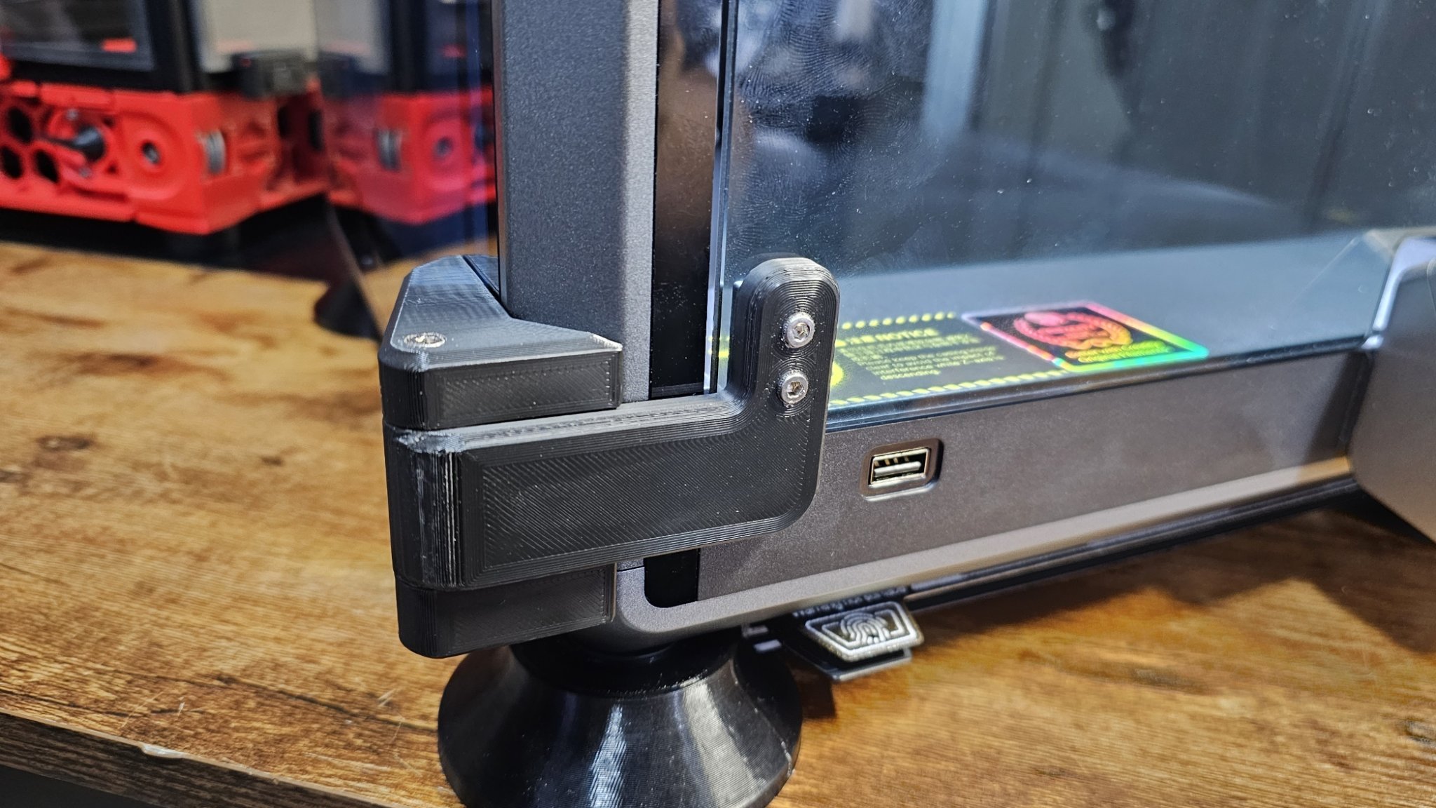 Bản lề cửa 270° cho Creality K1 với khóa cửa