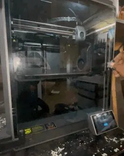 Bản lề cửa 270° in tại chỗ cho K1 Max với chốt cửa