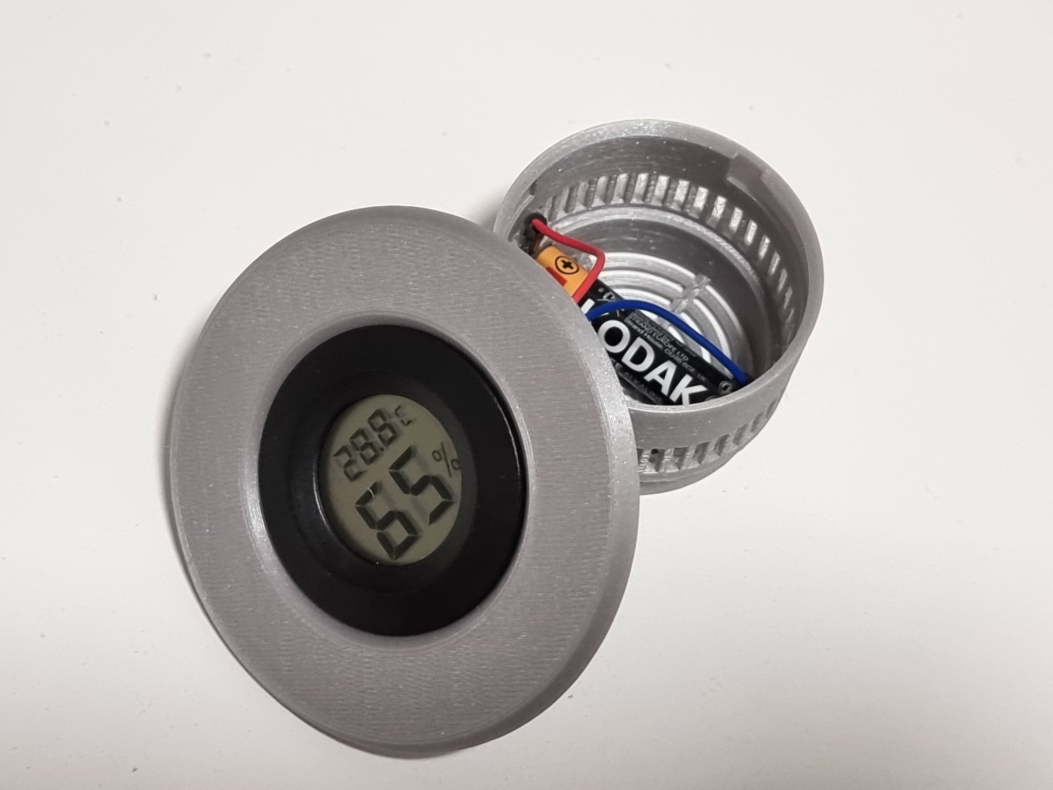 Container cuộn hygrometer silica hút ẩm sử dụng pin AAA