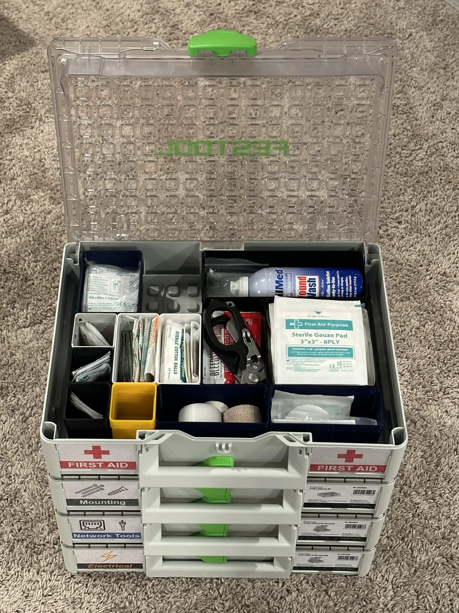 Hộp tổ chức Systainer3 thiết kế trong Fusion 360