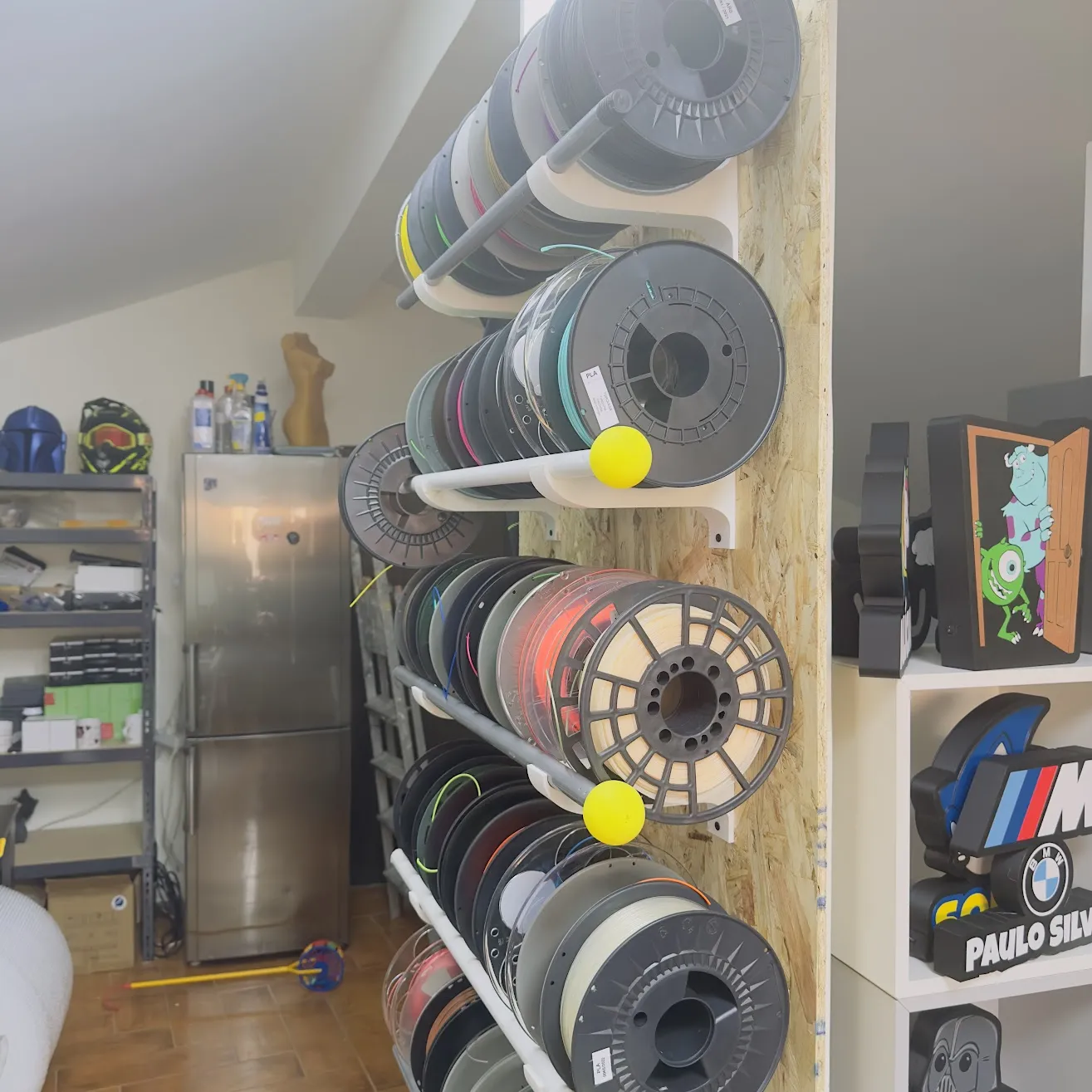 Giá đỡ đơn giản cho cuộn filament máy in 3D