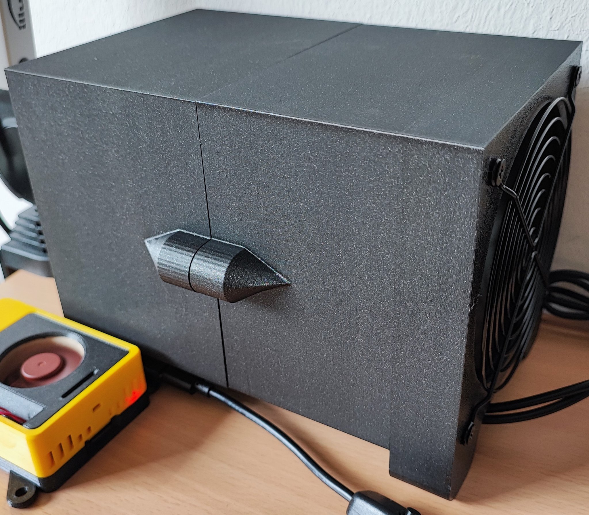 Hệ thống hầm gió cho quạt 120mm làm mát điện tử