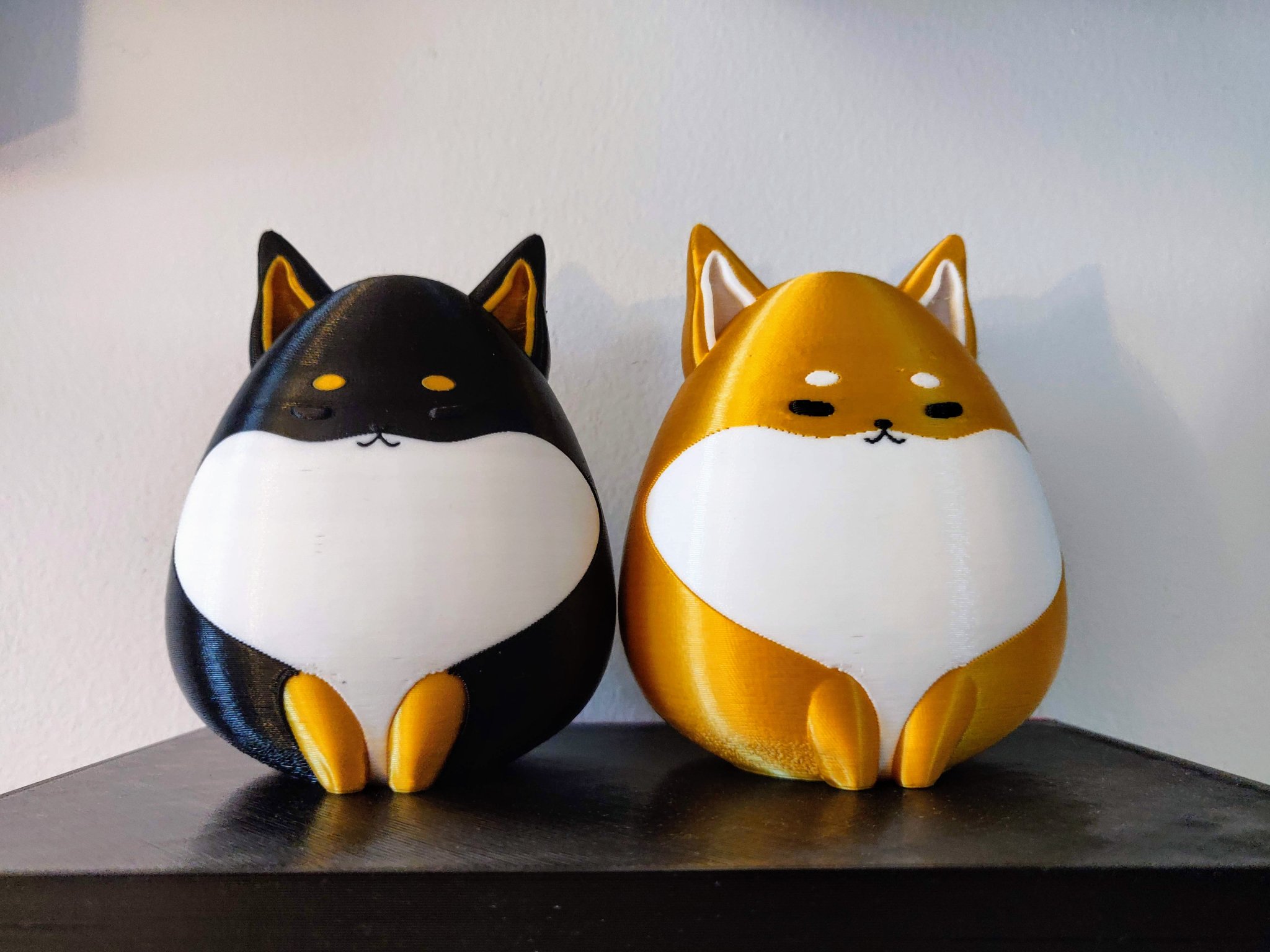 Chó Shiba Inu hình trứng đa sắc màu