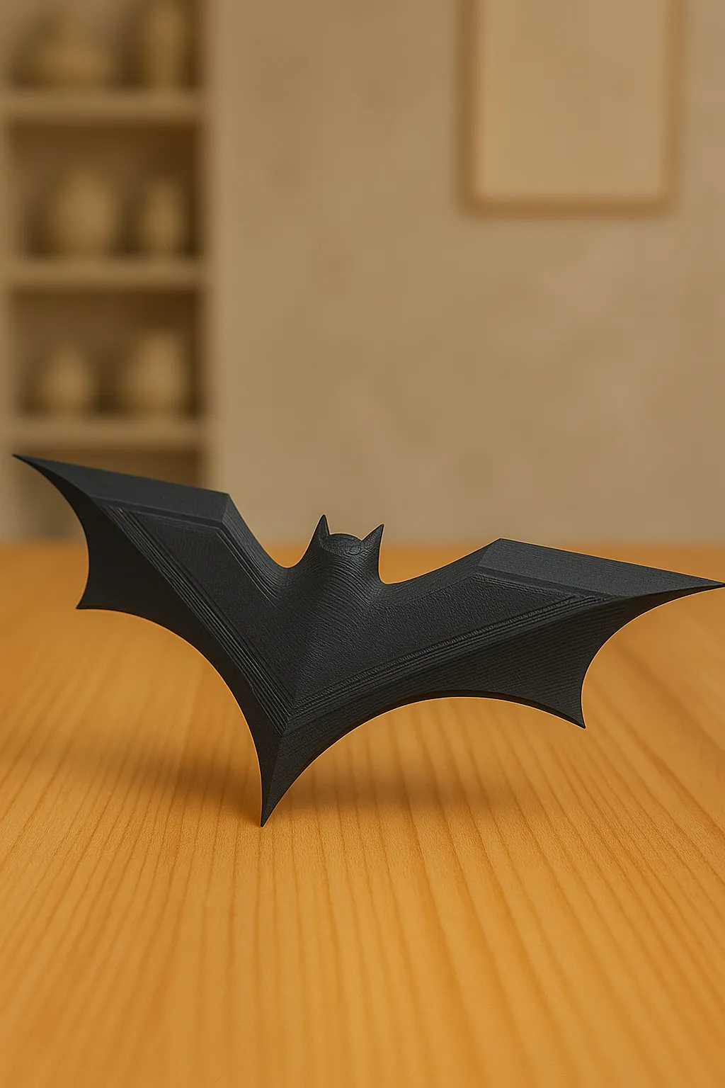 Batarang Batman in 3D từ phim Hiệp Sĩ Bóng Đêm
