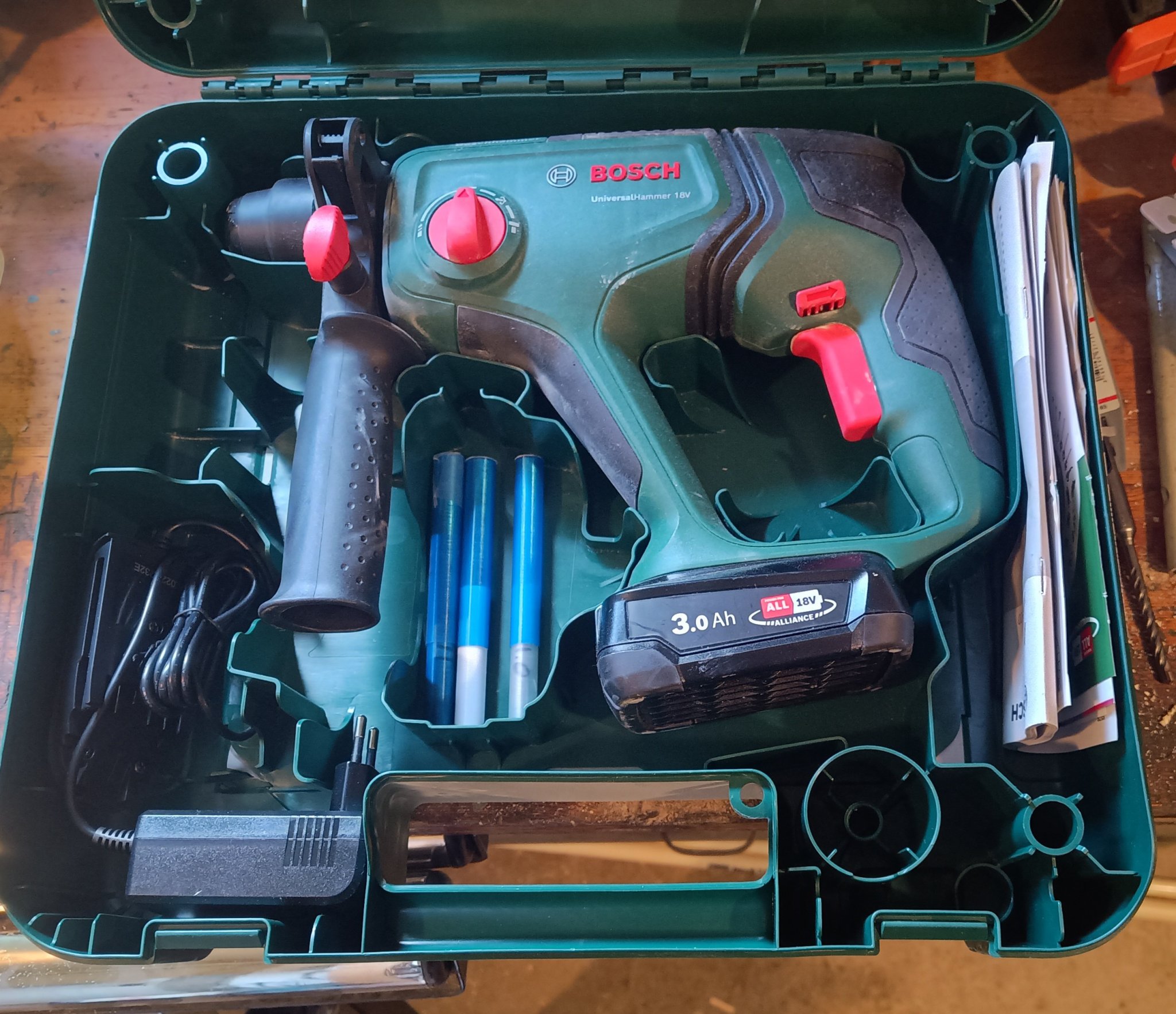 Ống vận chuyển cho mũi khoan SDS