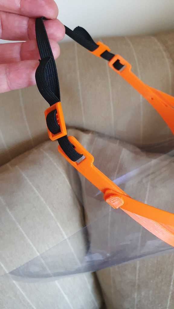 Kẹp dây cao su điều chỉnh cho mặt nạ bảo hộ