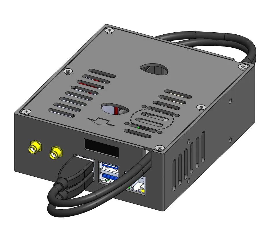 Hộp đựng cho Raspberry Pi 4 và hai RTL-SDR V3