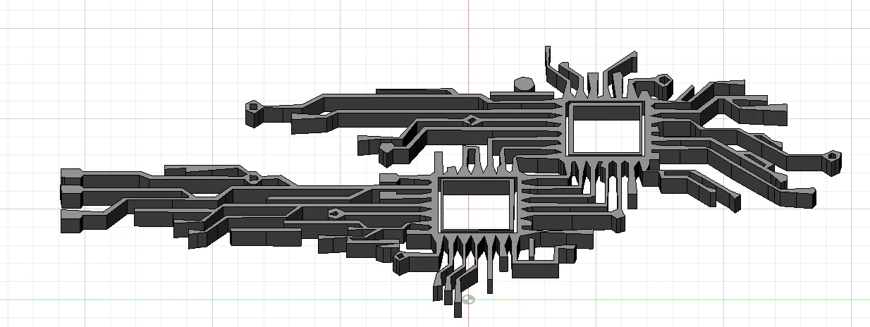 Trang trí mạch in cho vỏ máy in 3D phiên bản 2