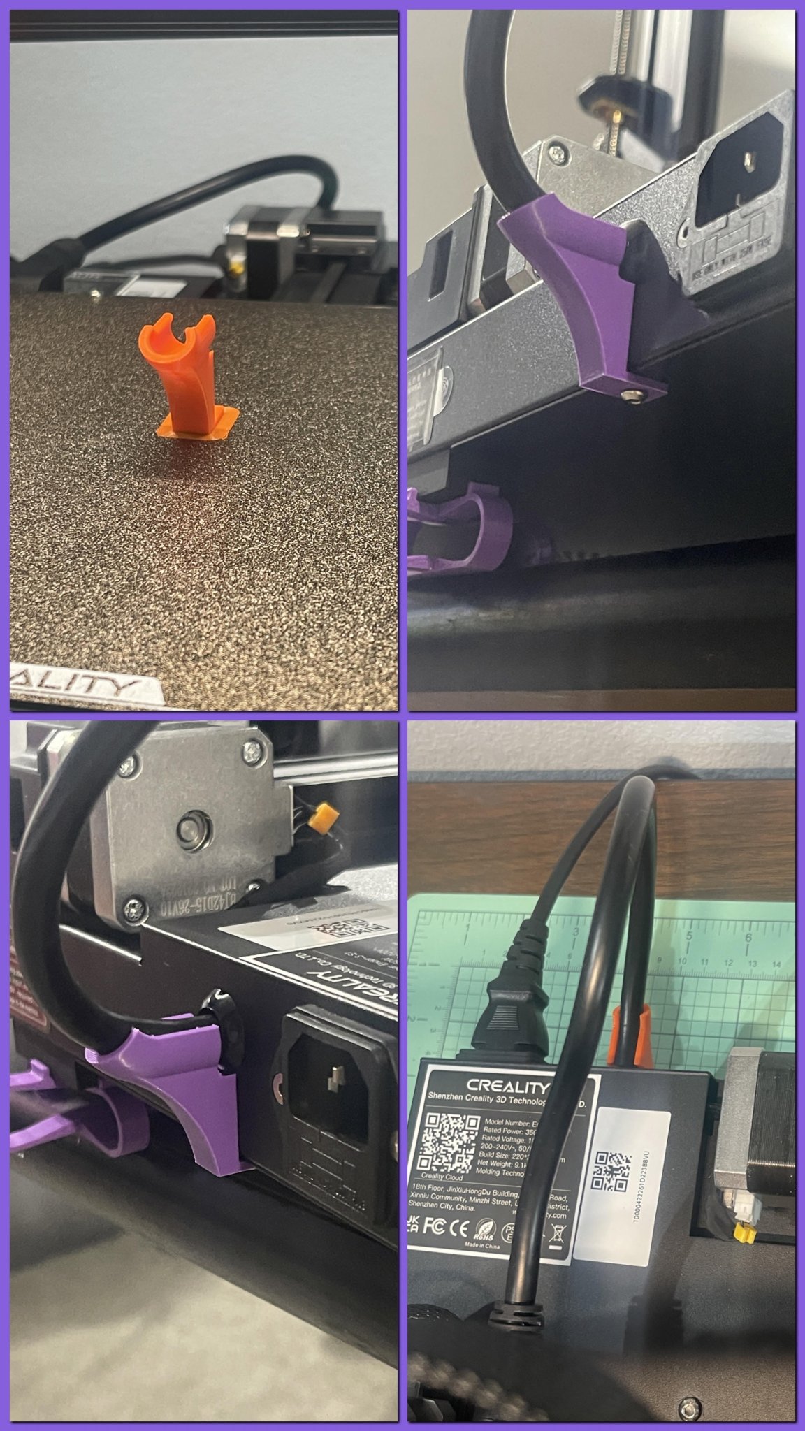 Hướng dẫn cố định dây cáp giường cho Ender S1 / S1 Pro