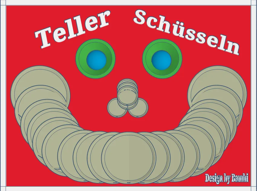 Bảng và bát trong bộ sưu tập văn phòng Hinweise Teil 5 von 6