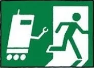 Biển báo thoát hiểm cho robot nổi giận