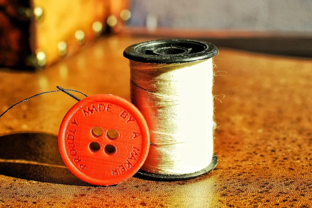 Nút áo 30 mm thiết kế độc đáo của Maker