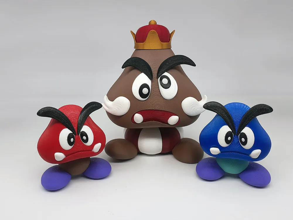 Nhân vật Goomba Bros từ trò chơi Paper Mario 64